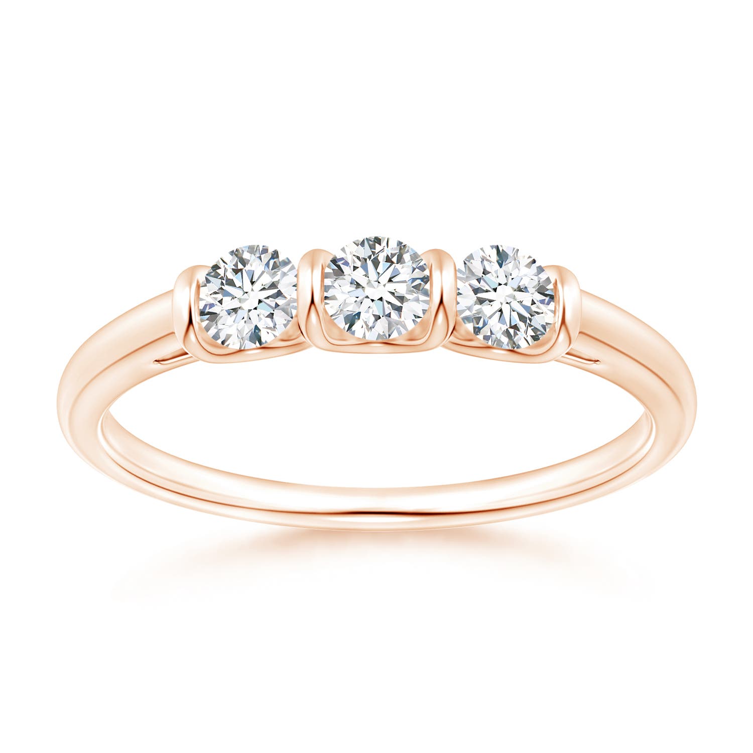 F-G, VS / 0.41 CT / 14 KT Rose Gold