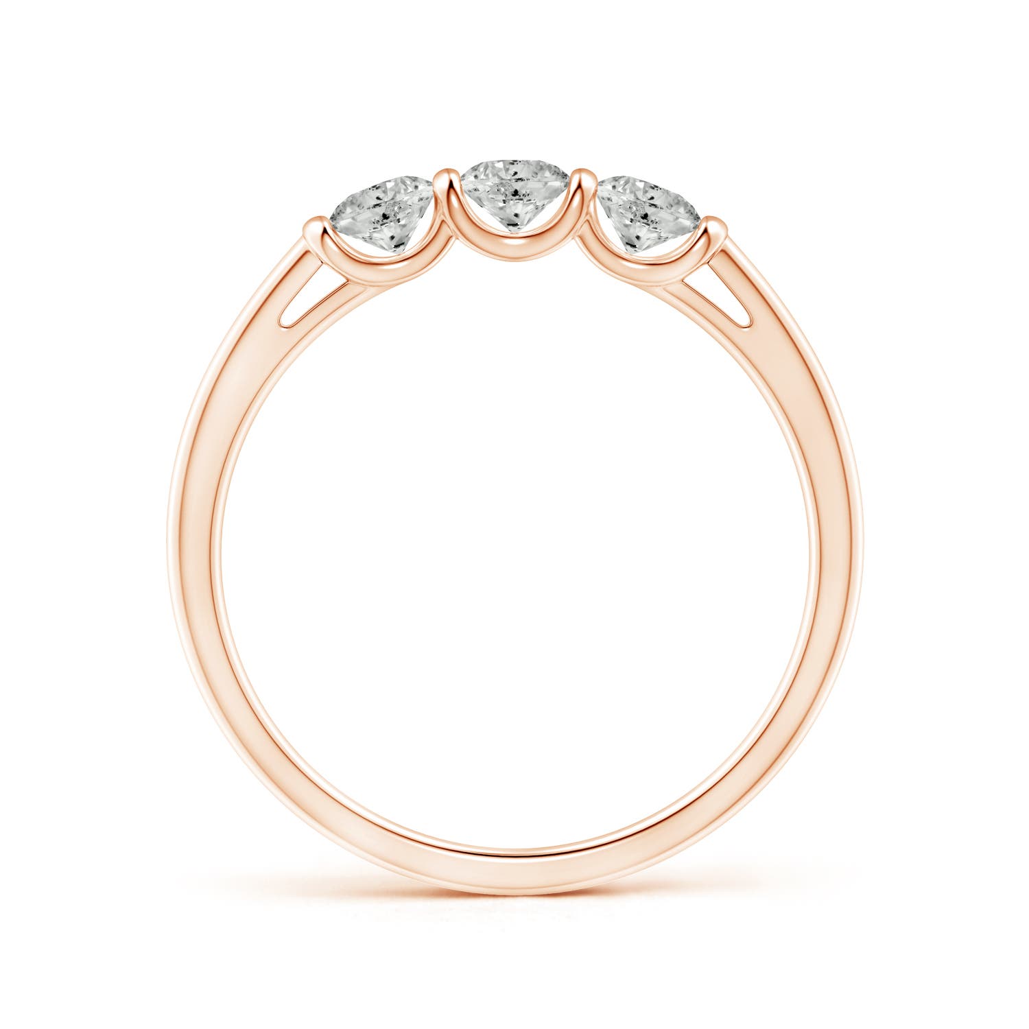 K, I3 / 0.41 CT / 14 KT Rose Gold