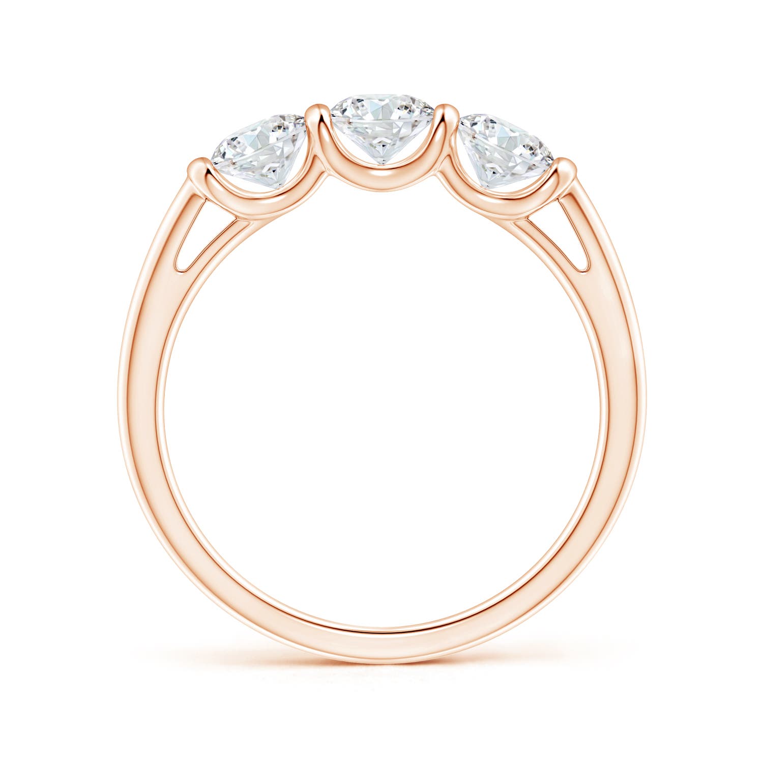 F-G, VS / 0.9 CT / 14 KT Rose Gold