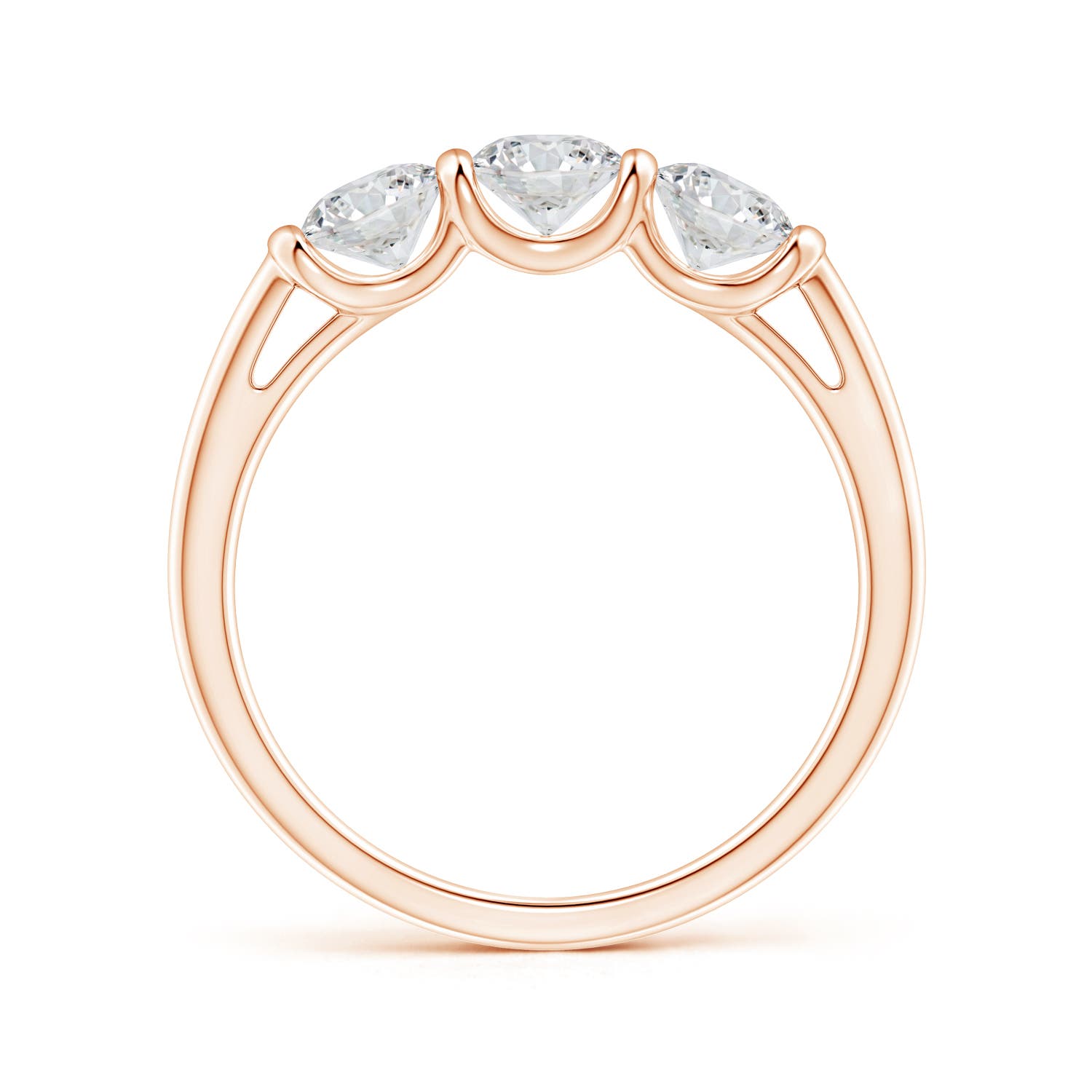 H, SI2 / 0.9 CT / 14 KT Rose Gold