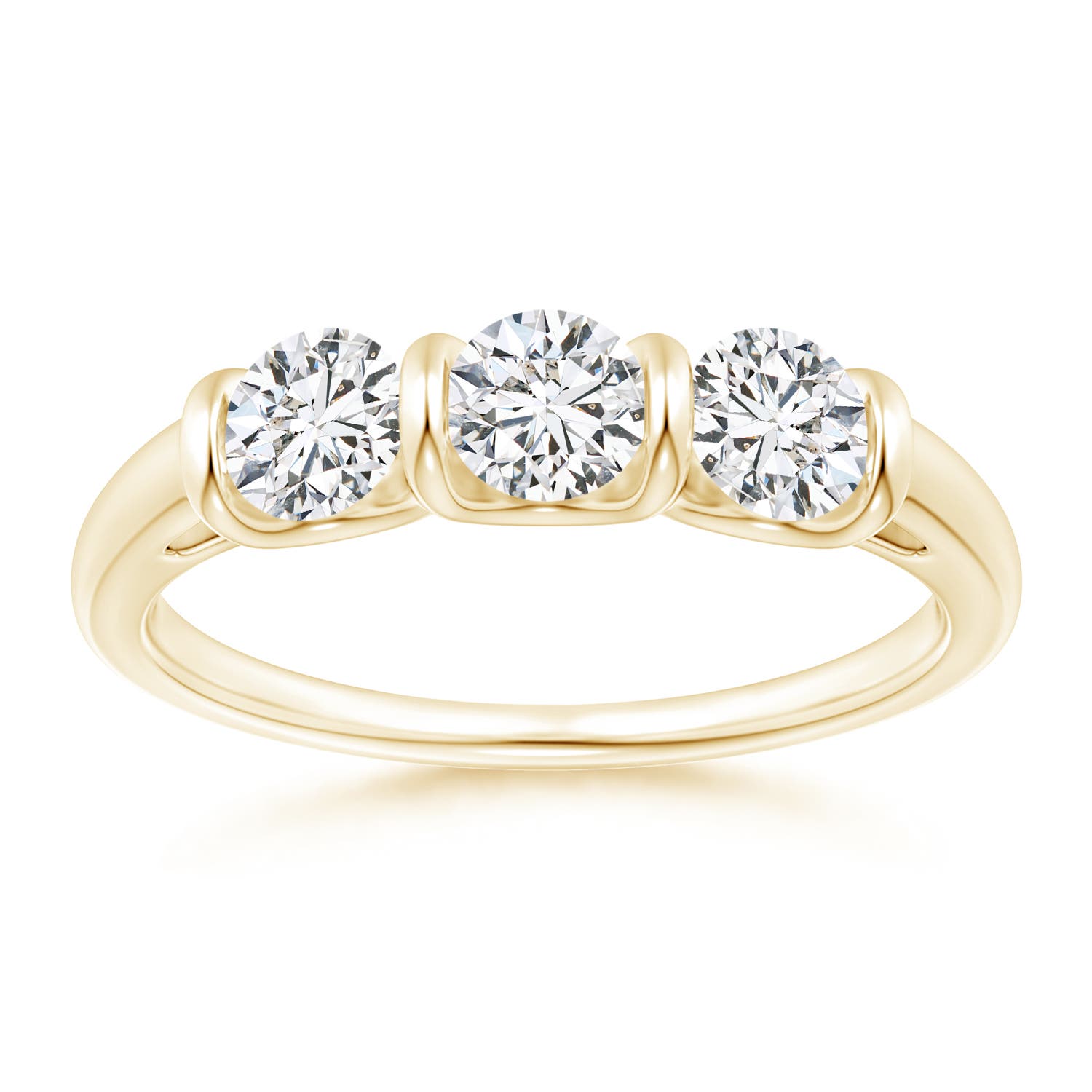 H, SI2 / 0.9 CT / 14 KT Yellow Gold