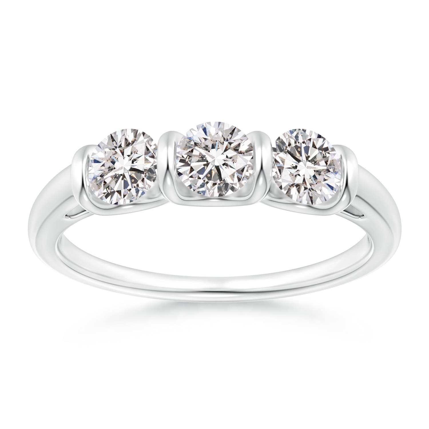 I-J, I1-I2 / 0.9 CT / 14 KT White Gold