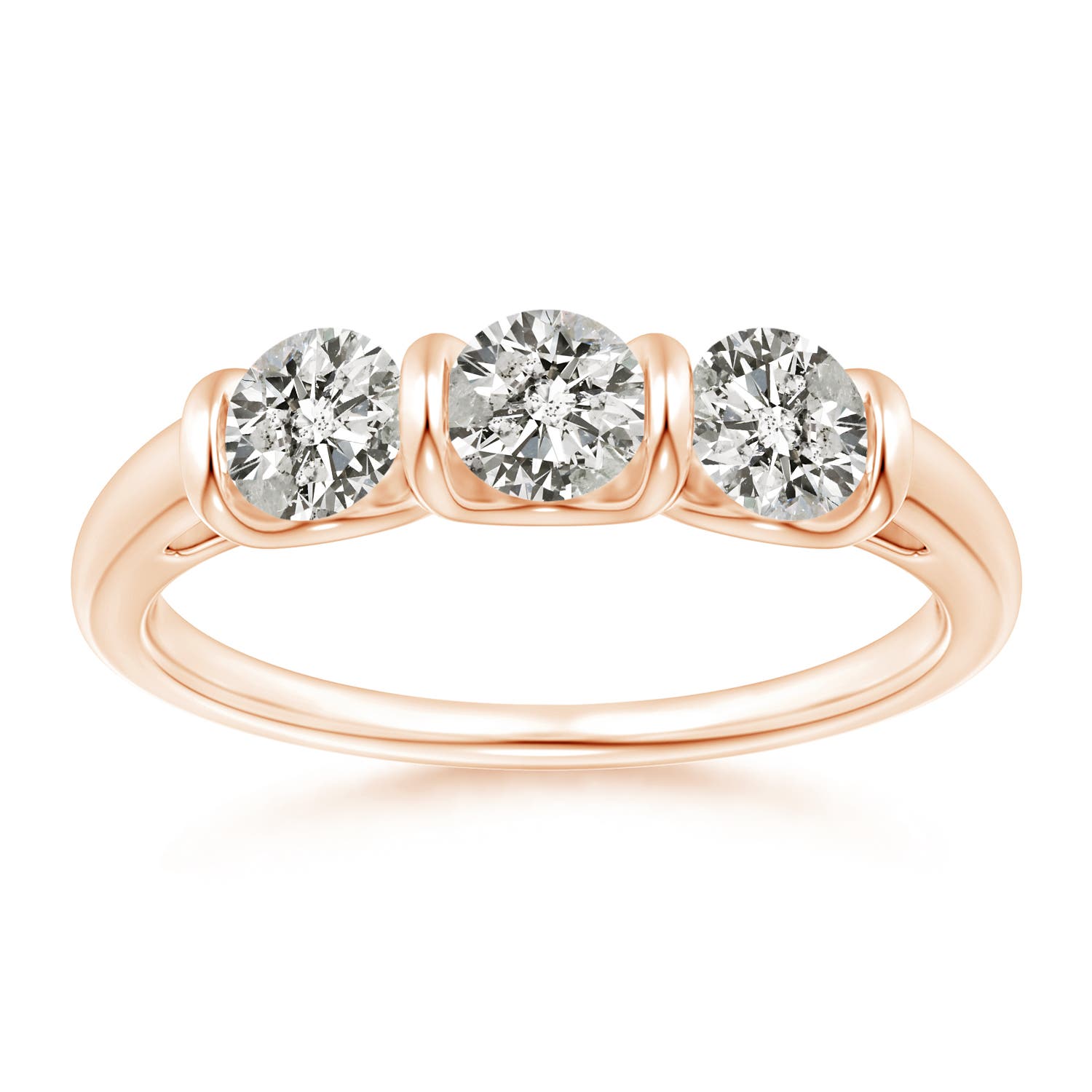 K, I3 / 0.9 CT / 14 KT Rose Gold