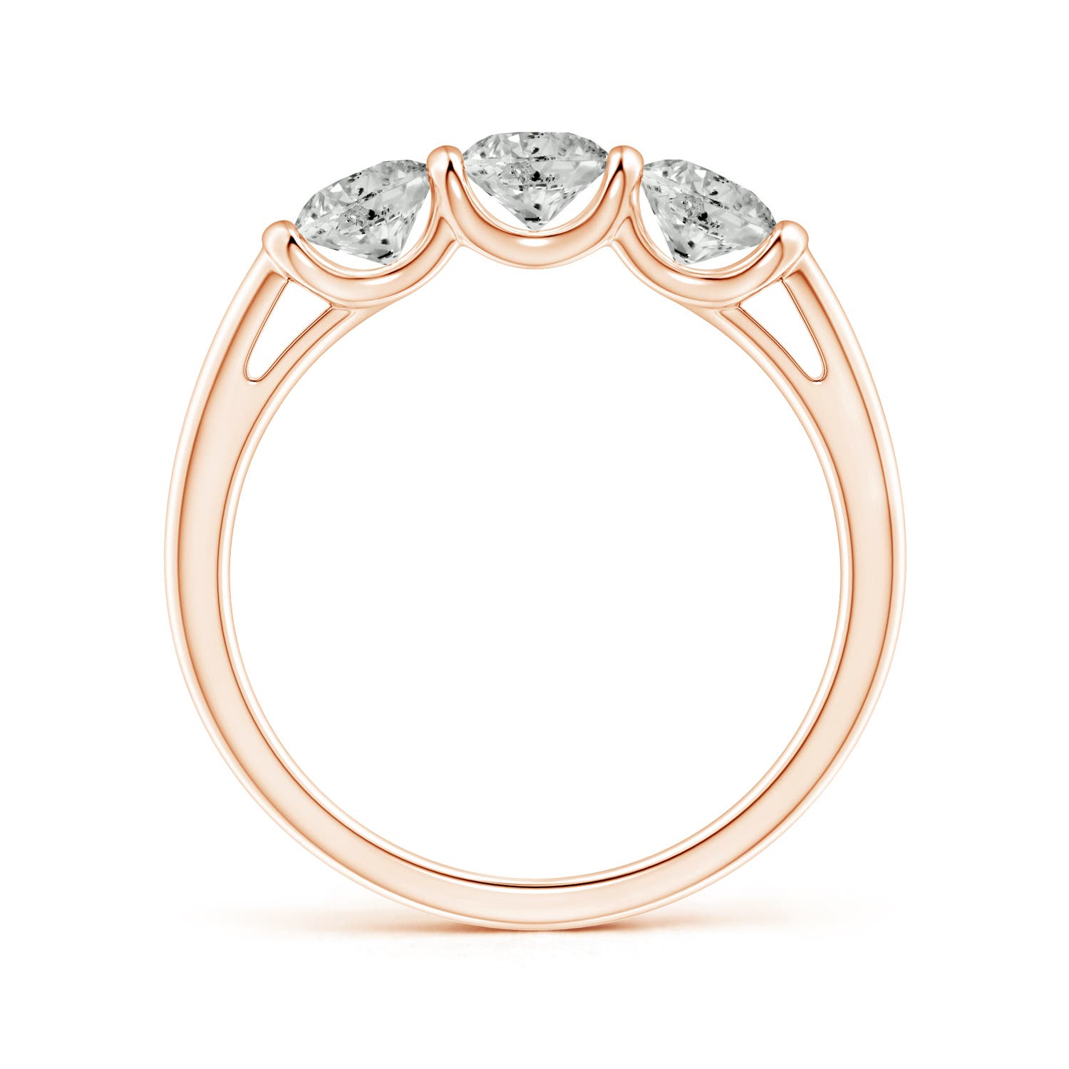 K, I3 / 0.9 CT / 14 KT Rose Gold