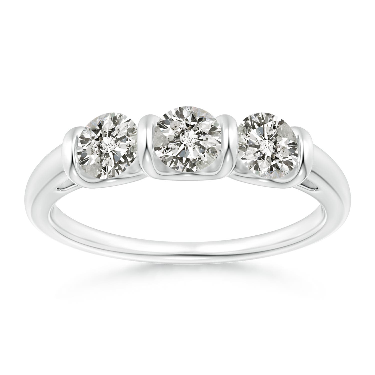 K, I3 / 0.9 CT / 14 KT White Gold