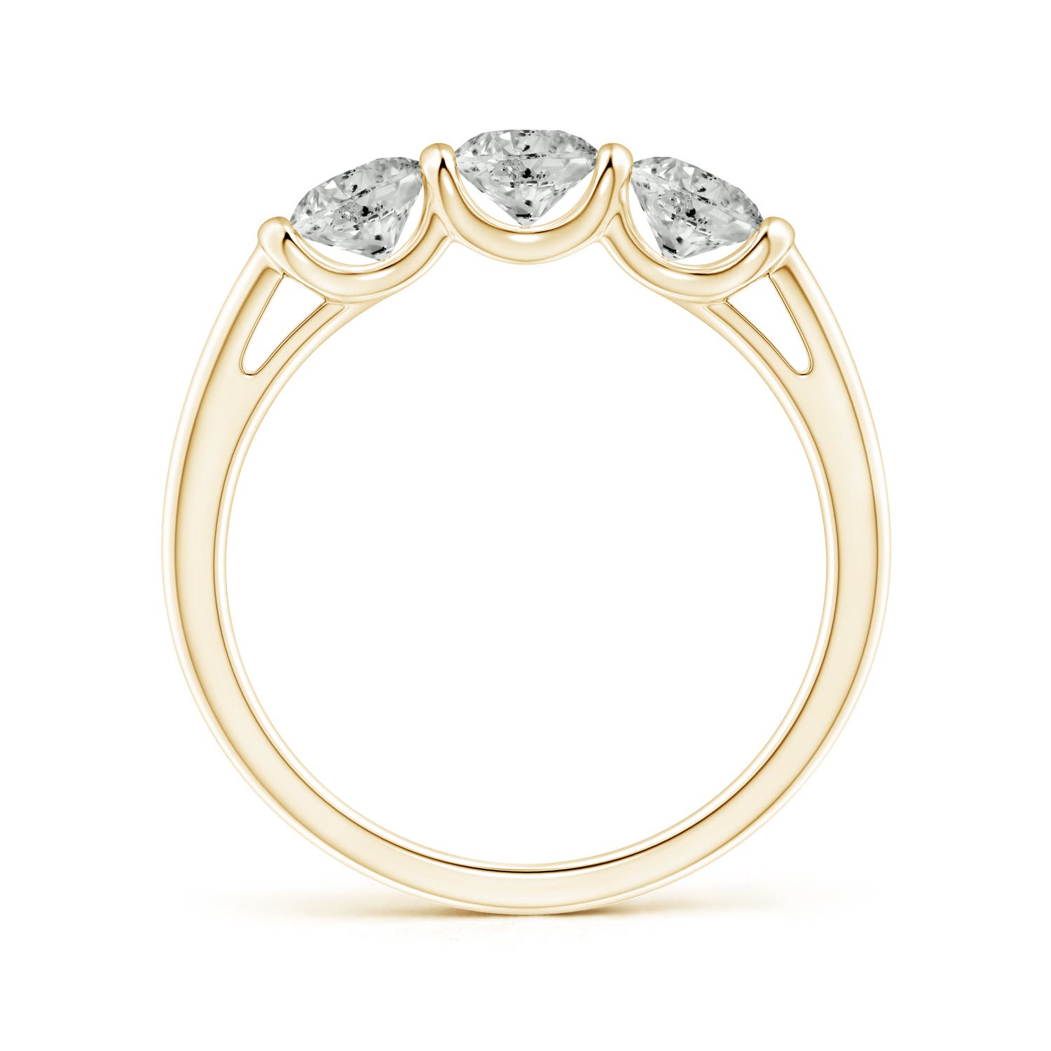 K, I3 / 0.9 CT / 14 KT Yellow Gold