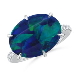 Black Opal Cocktail Rings