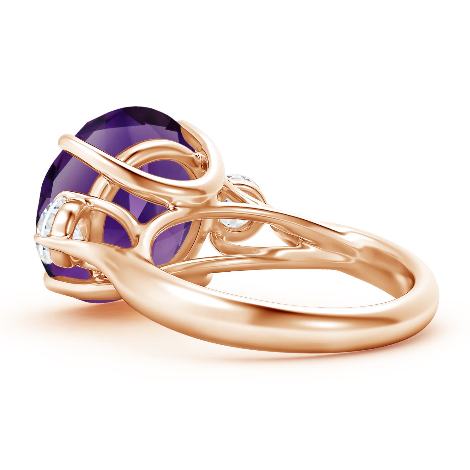 AAAA - Amethyst / 9.2 CT / 14 KT Rose Gold