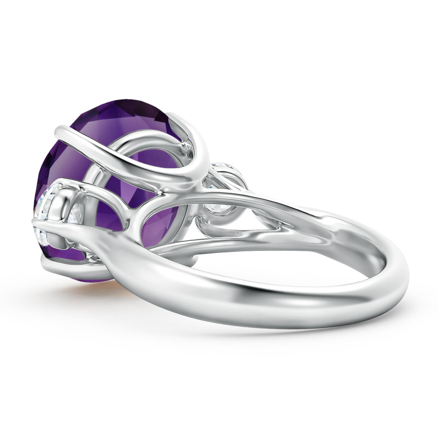 AAAA - Amethyst / 9.2 CT / 14 KT White Gold