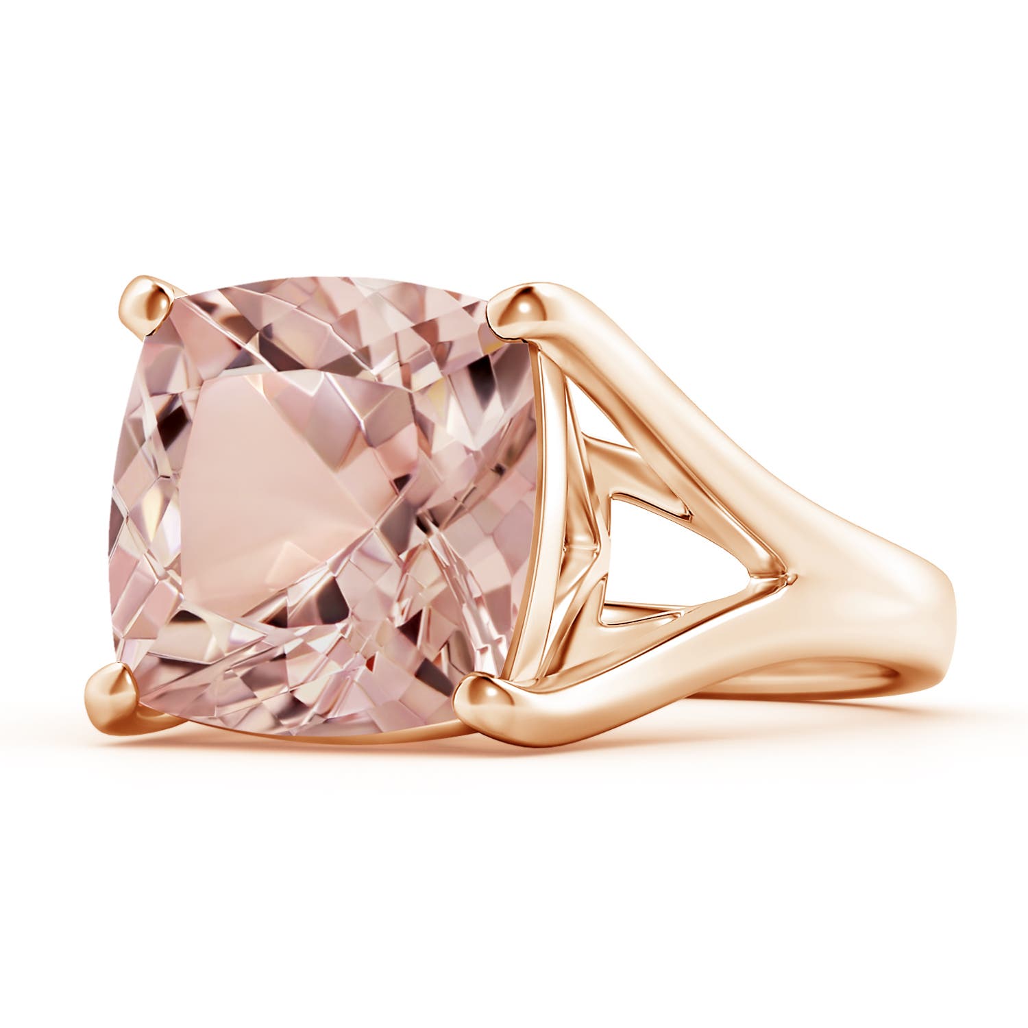 AAAA - Morganite / 6.25 CT / 14 KT Rose Gold