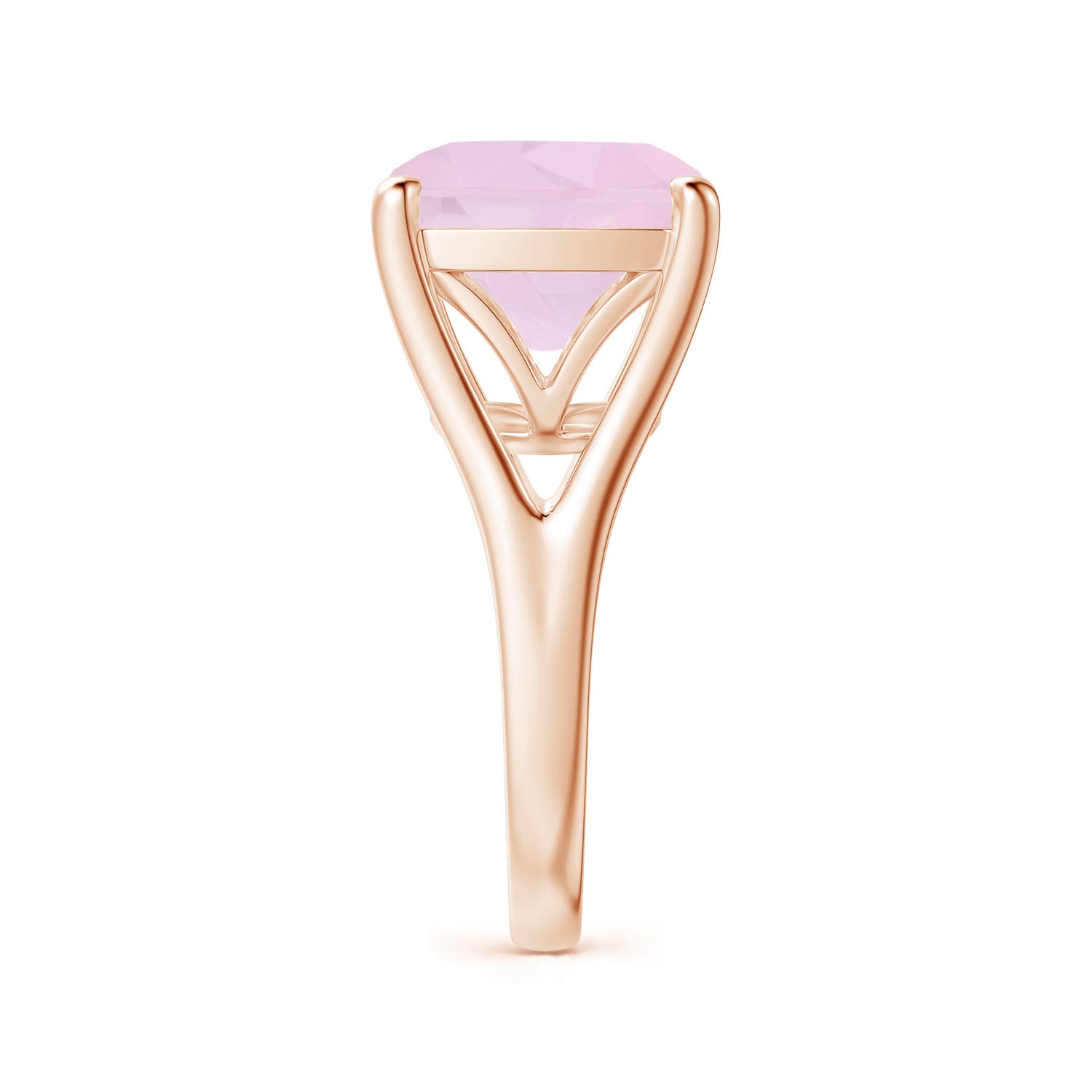 AA - Rose Quartz / 5.5 CT / 14 KT Rose Gold