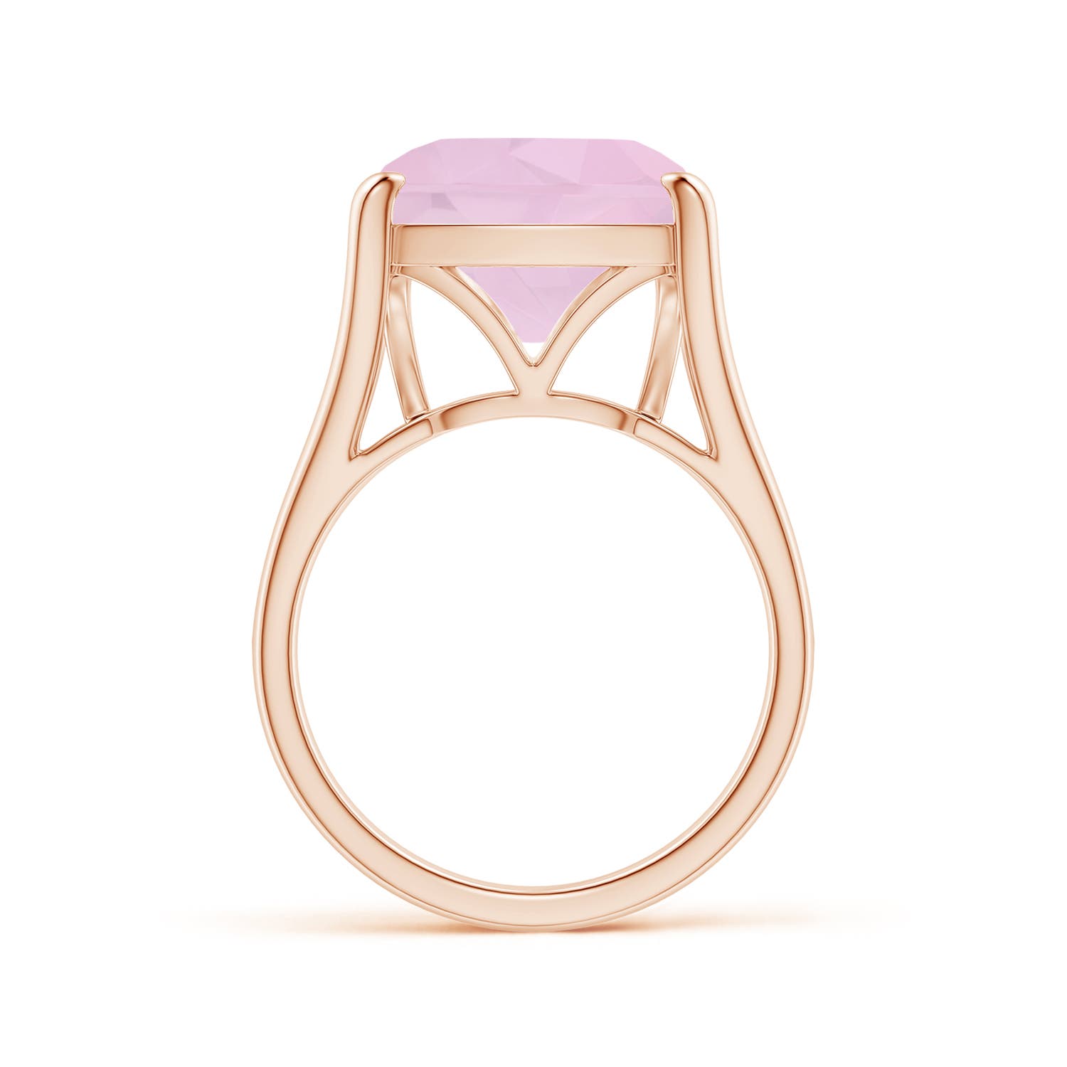 AAA - Rose Quartz / 5.5 CT / 14 KT Rose Gold