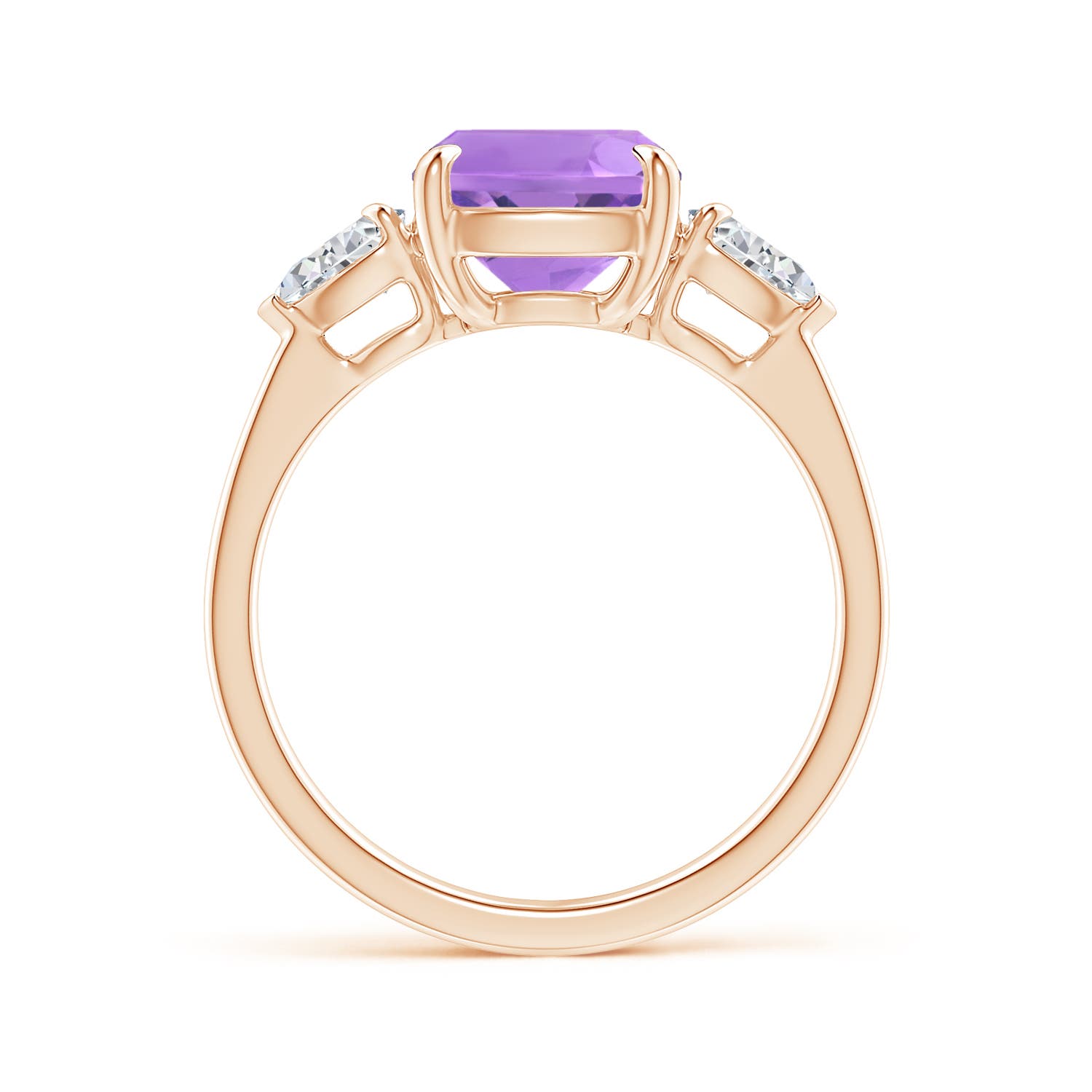 A - Amethyst / 3.1 CT / 14 KT Rose Gold