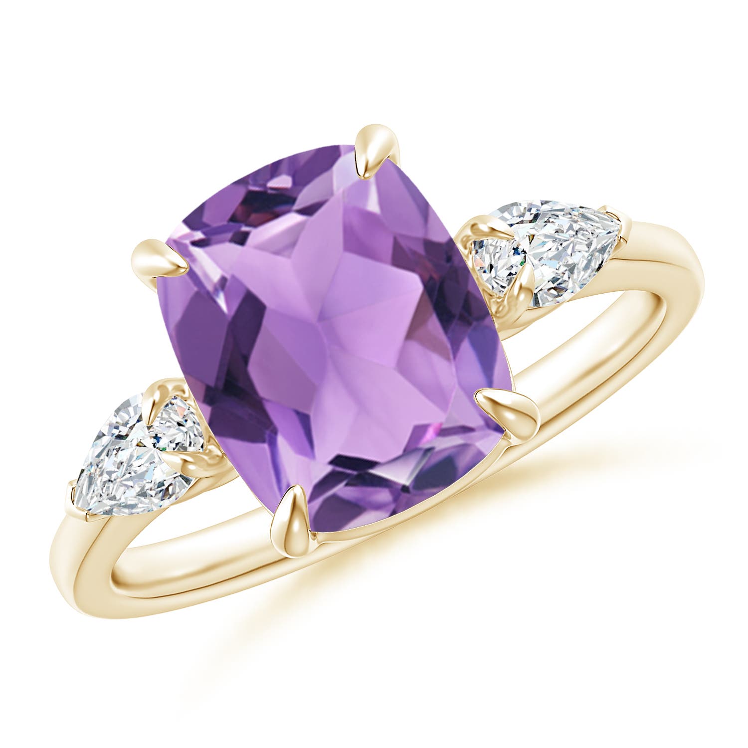 A - Amethyst / 3.1 CT / 14 KT Yellow Gold