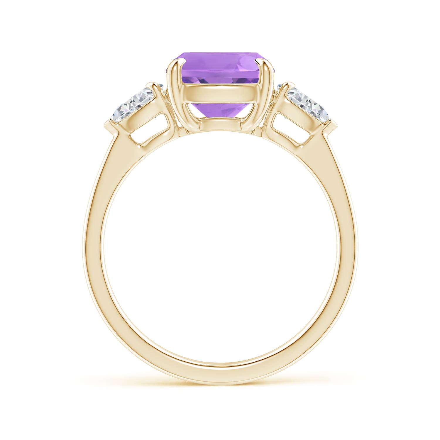 A - Amethyst / 3.1 CT / 14 KT Yellow Gold