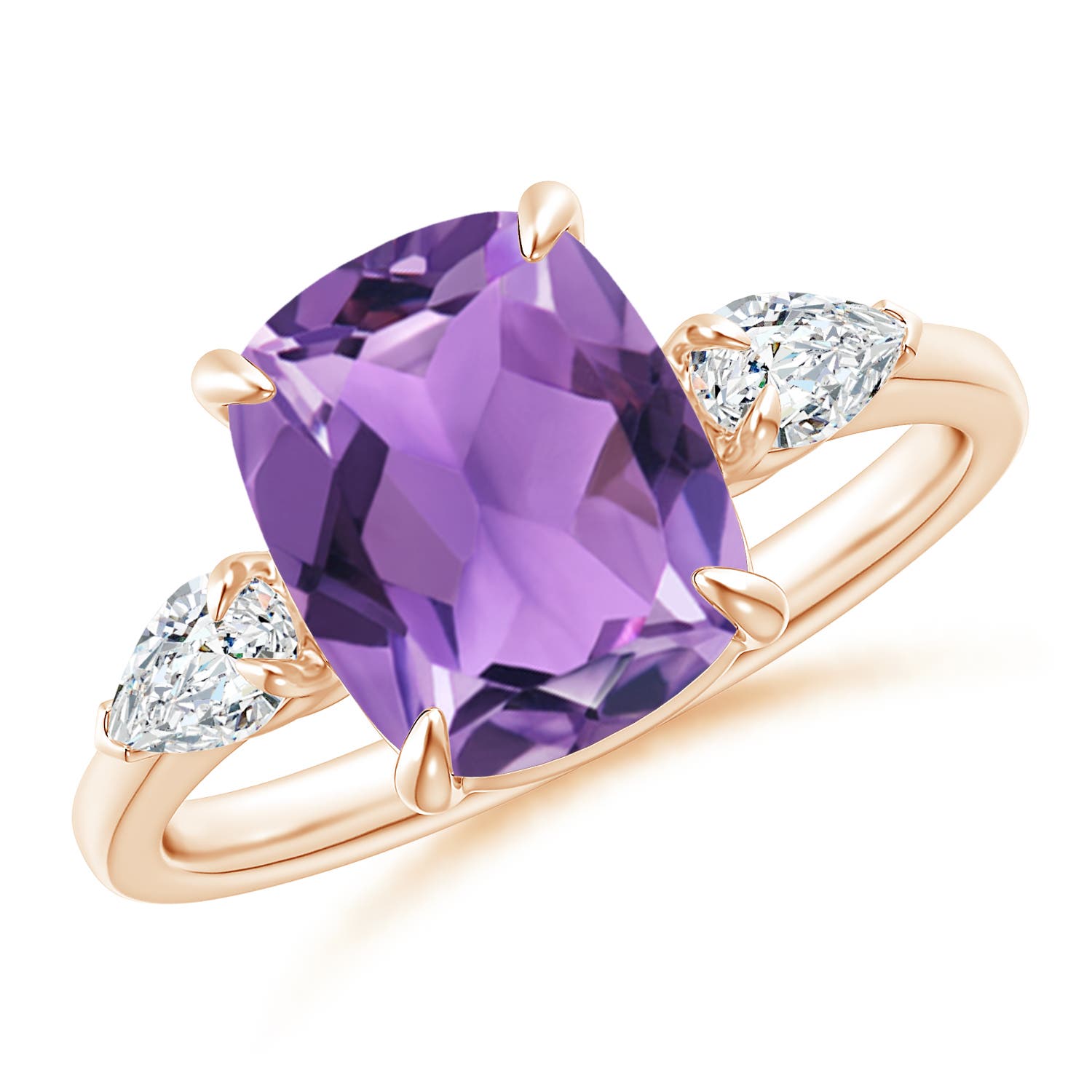 AA - Amethyst / 3.1 CT / 14 KT Rose Gold