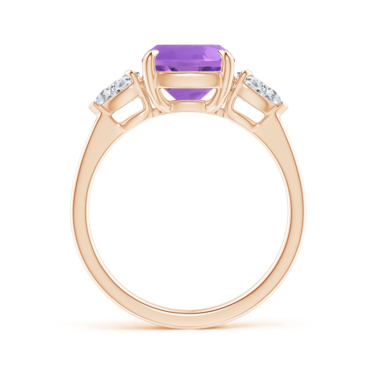 AA - Amethyst / 3.1 CT / 14 KT Rose Gold