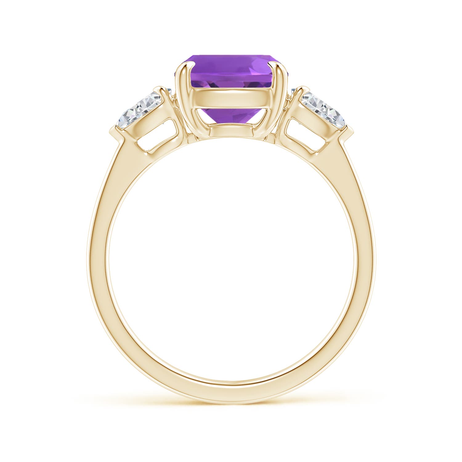 AAA - Amethyst / 3.1 CT / 14 KT Yellow Gold