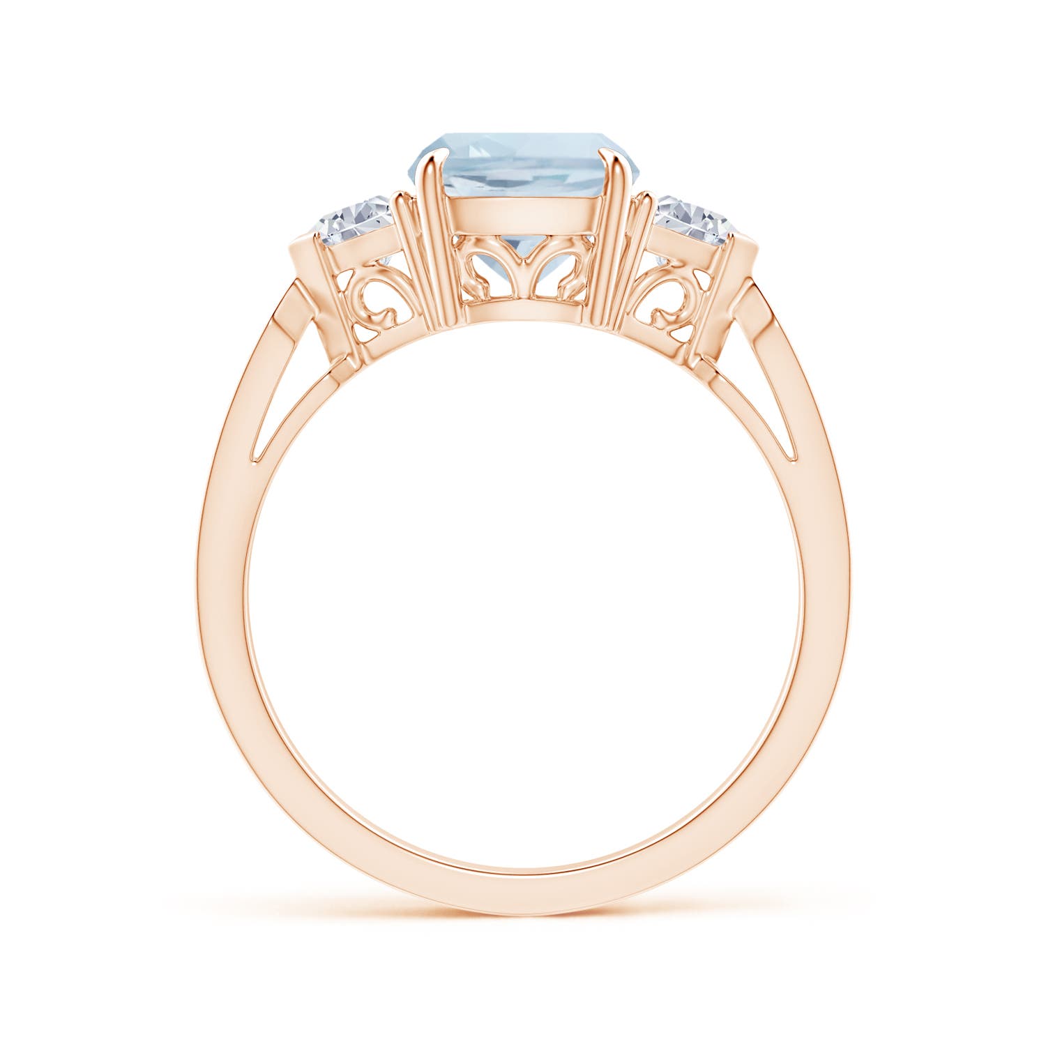 A - Aquamarine / 2.41 CT / 14 KT Rose Gold