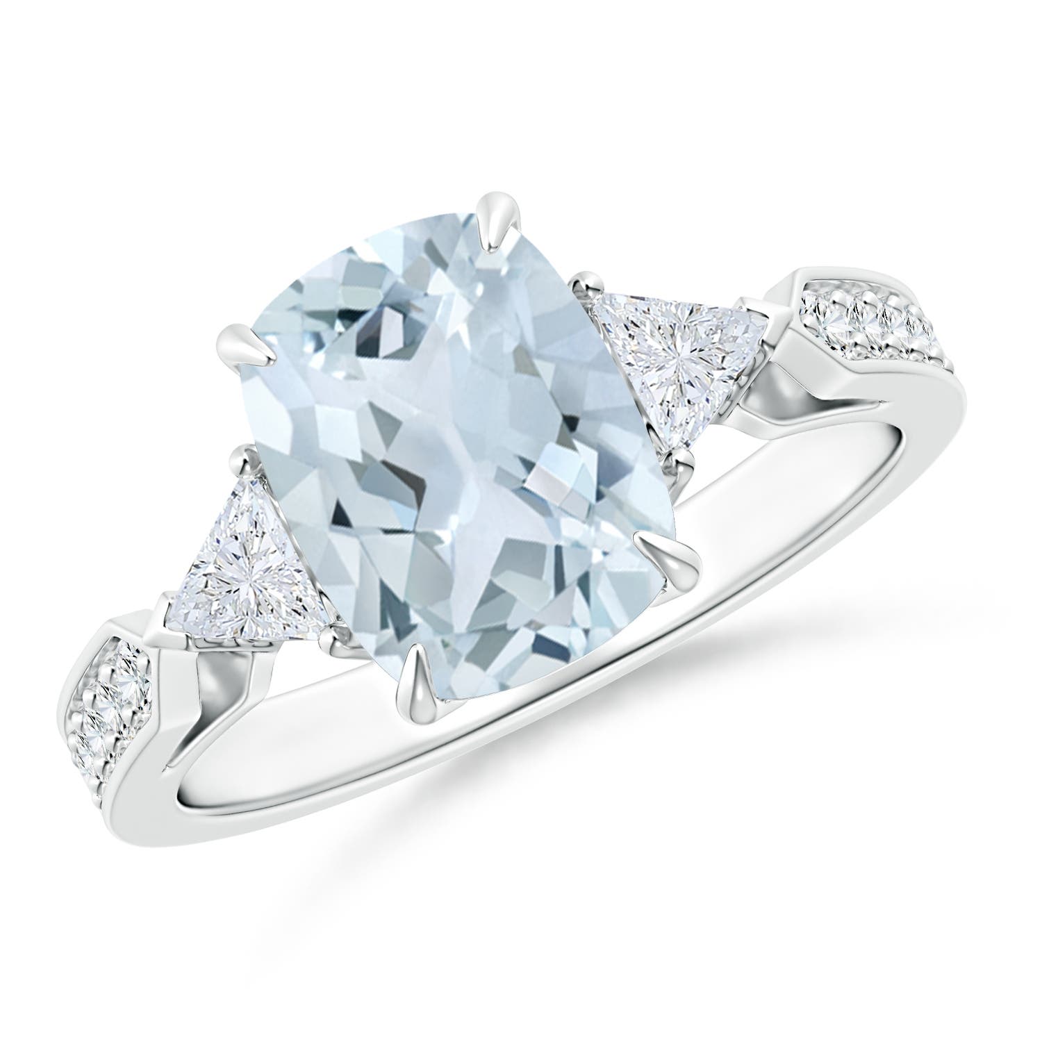 A - Aquamarine / 2.41 CT / 14 KT White Gold