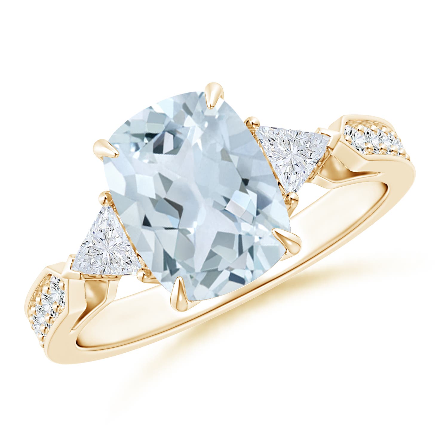 A - Aquamarine / 2.41 CT / 14 KT Yellow Gold