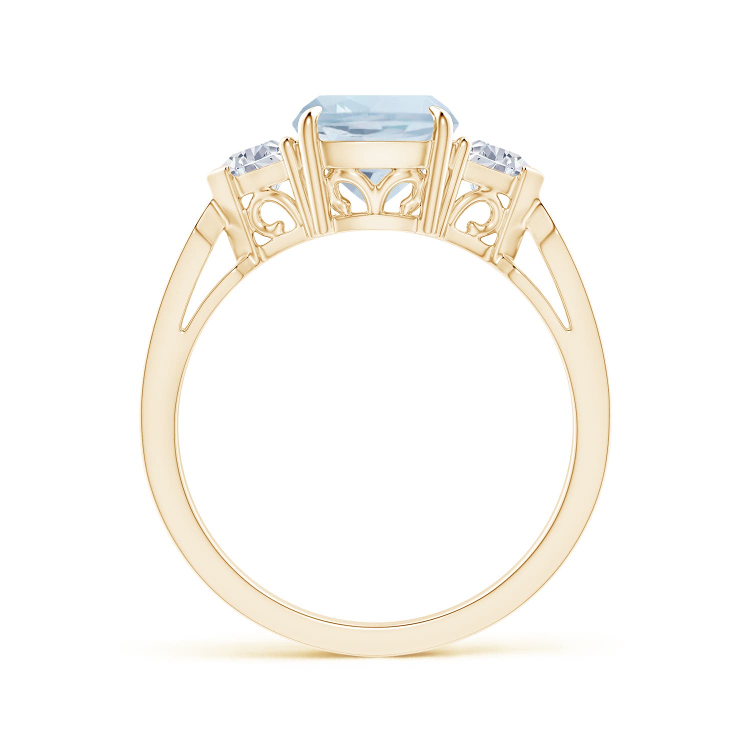 A - Aquamarine / 2.41 CT / 14 KT Yellow Gold