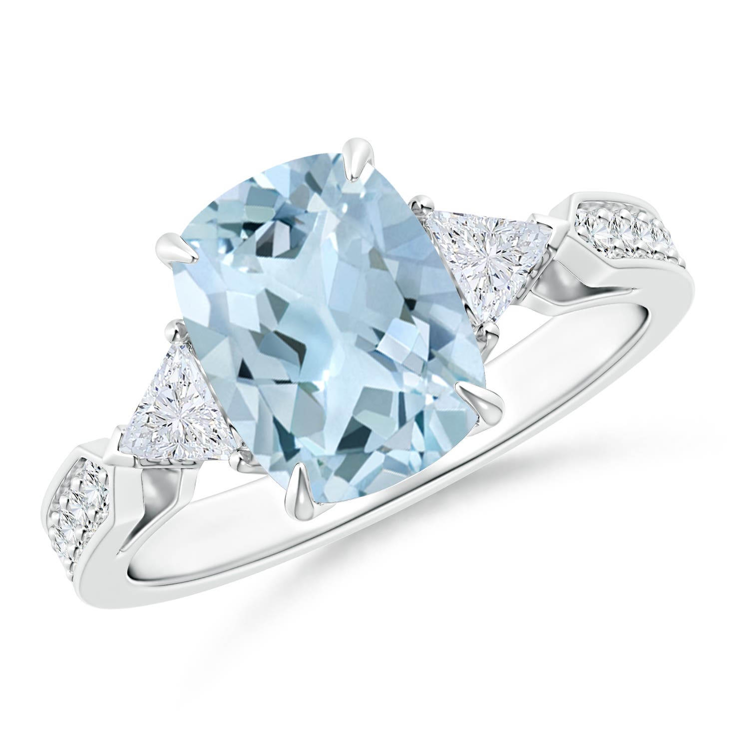 AA - Aquamarine / 2.41 CT / 14 KT White Gold