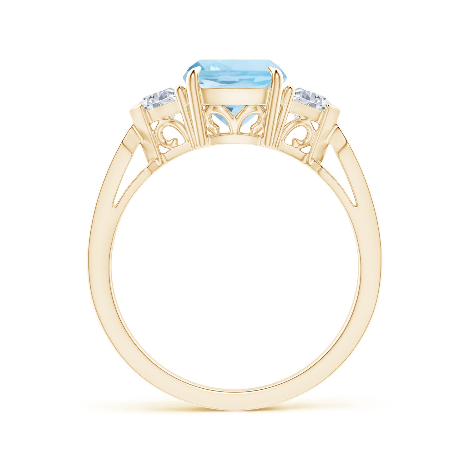 AAA - Aquamarine / 2.41 CT / 14 KT Yellow Gold