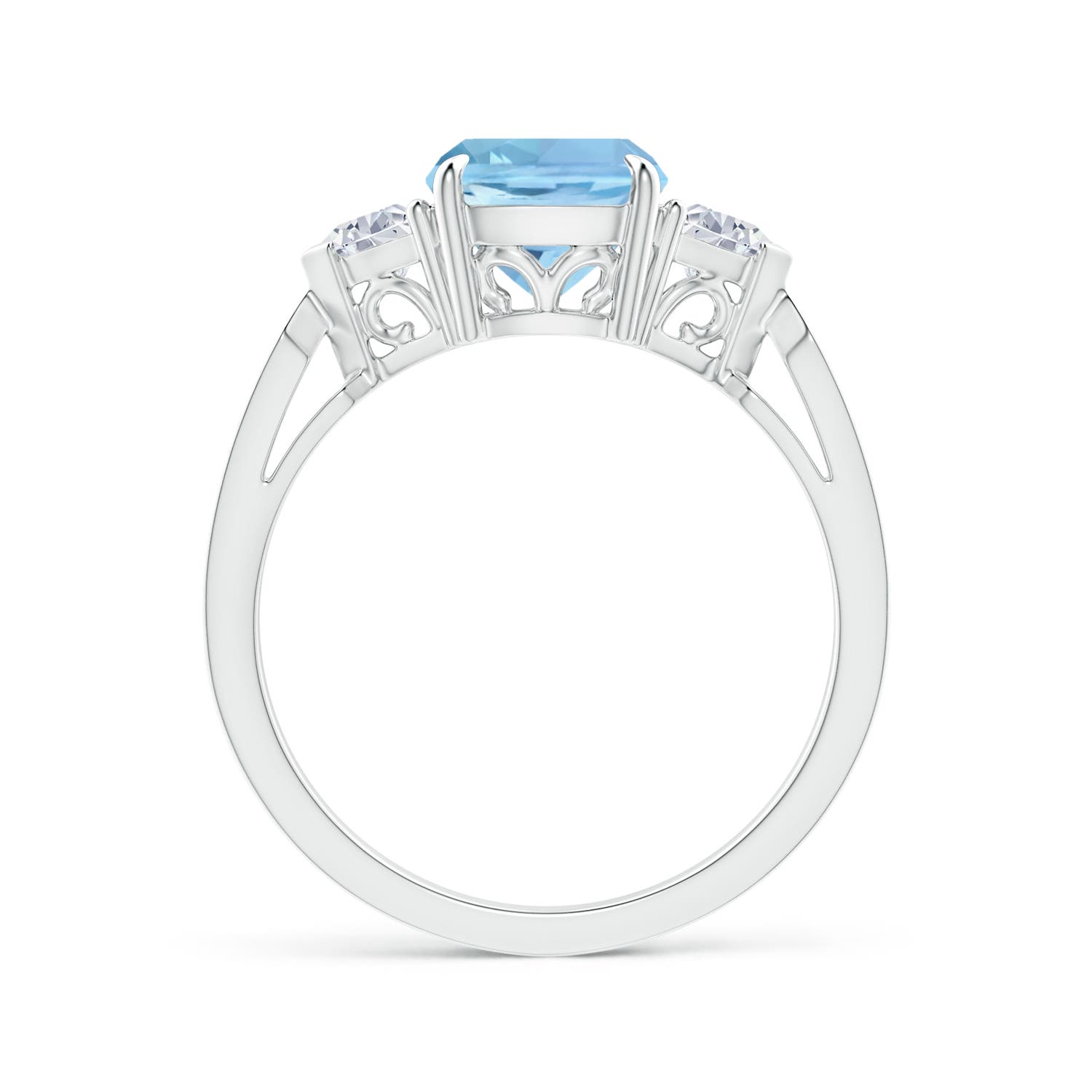 AAAA - Aquamarine / 2.41 CT / 14 KT White Gold