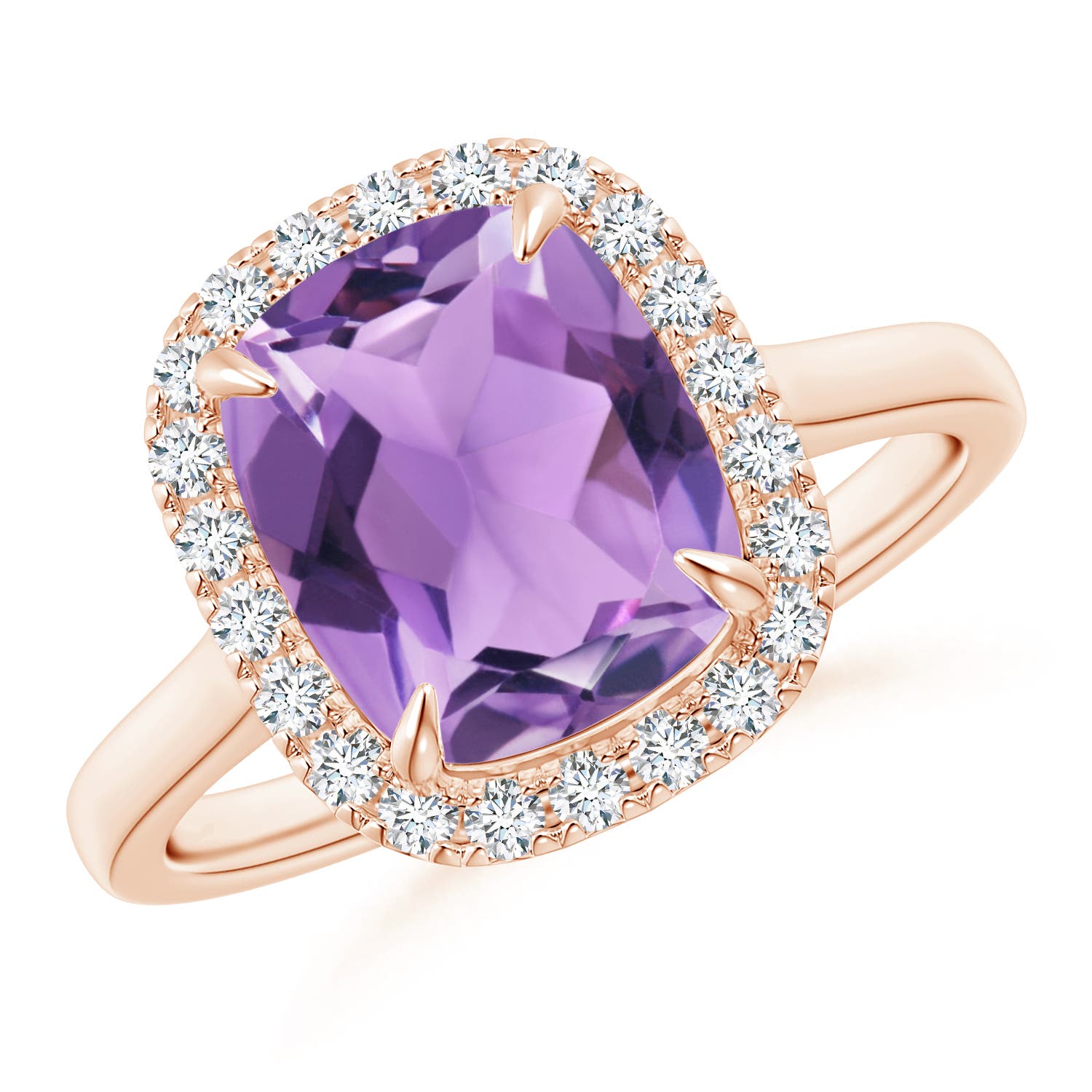 A - Amethyst / 3.01 CT / 14 KT Rose Gold