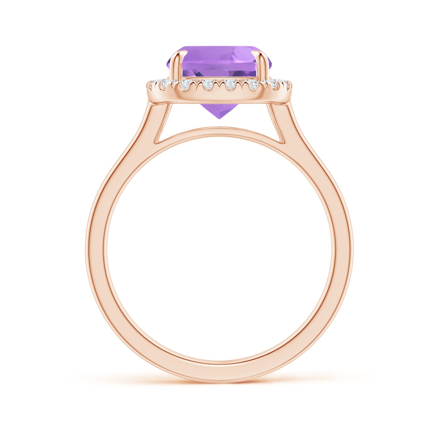 A - Amethyst / 3.01 CT / 14 KT Rose Gold