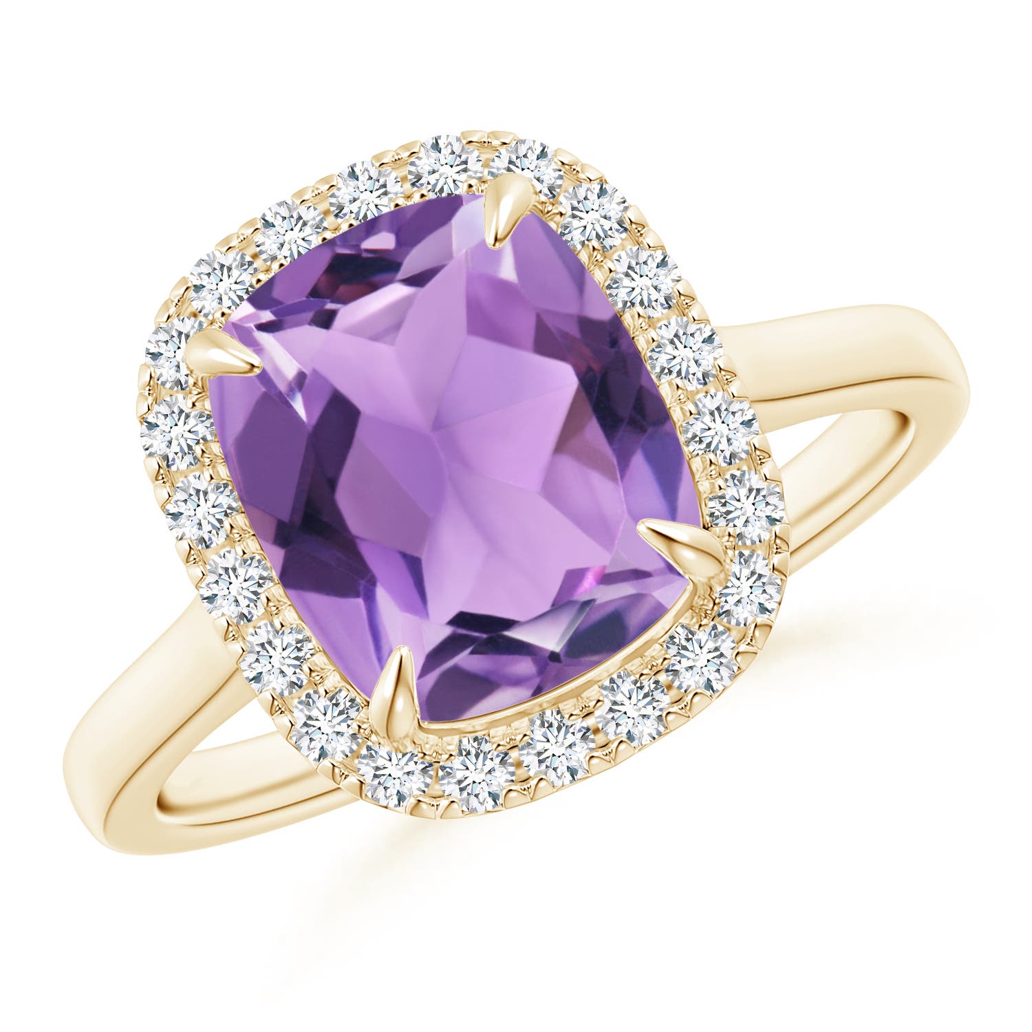 A - Amethyst / 3.01 CT / 14 KT Yellow Gold