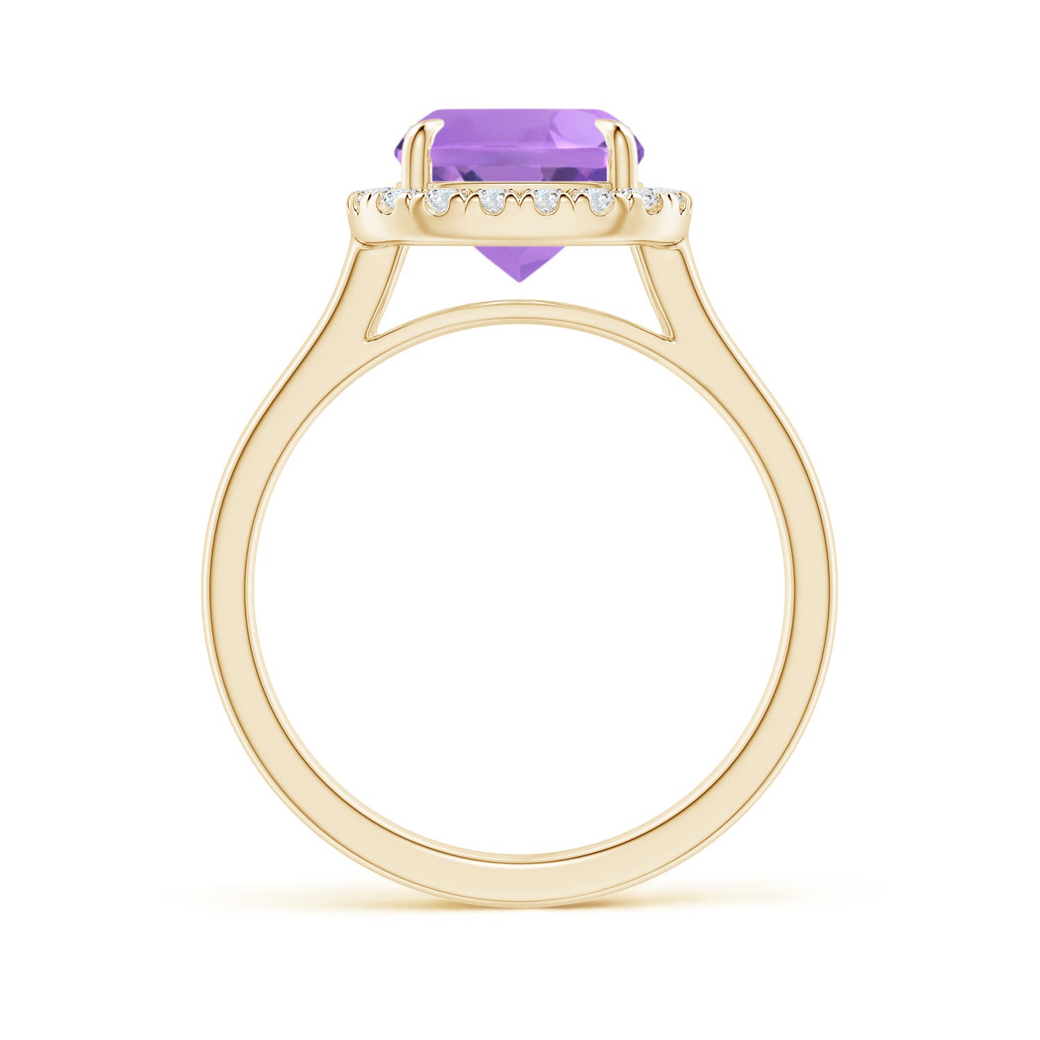 A - Amethyst / 3.01 CT / 14 KT Yellow Gold