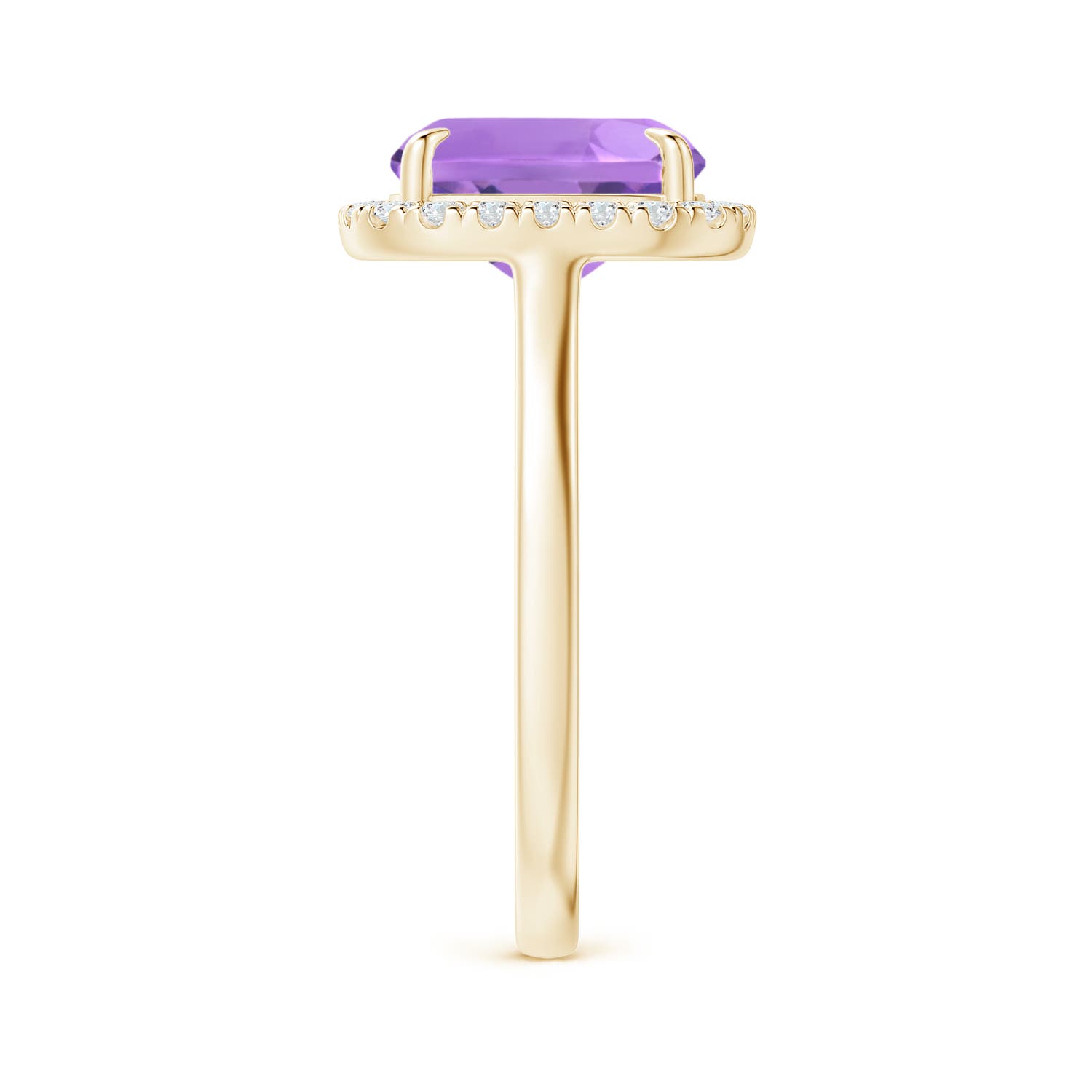 A - Amethyst / 3.01 CT / 14 KT Yellow Gold