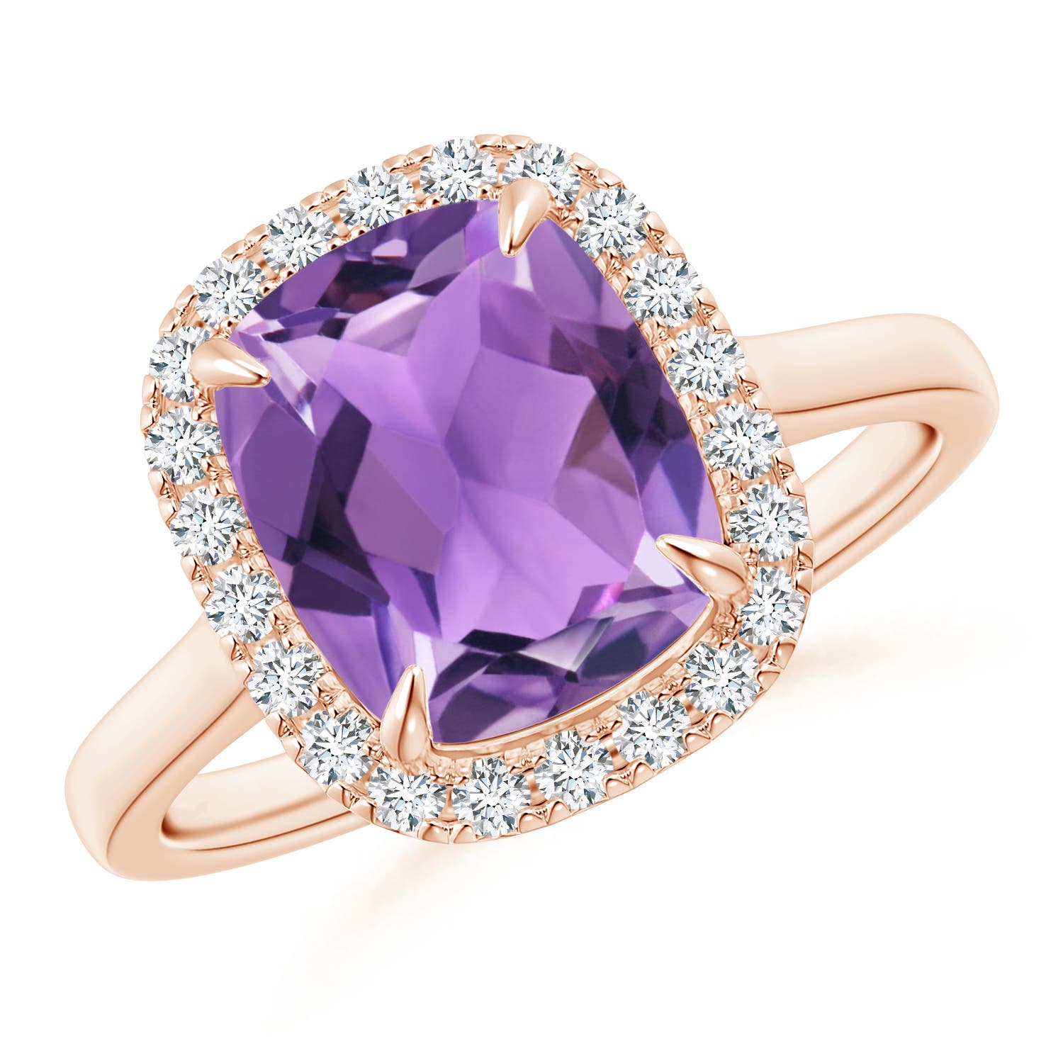 AA - Amethyst / 3.01 CT / 14 KT Rose Gold