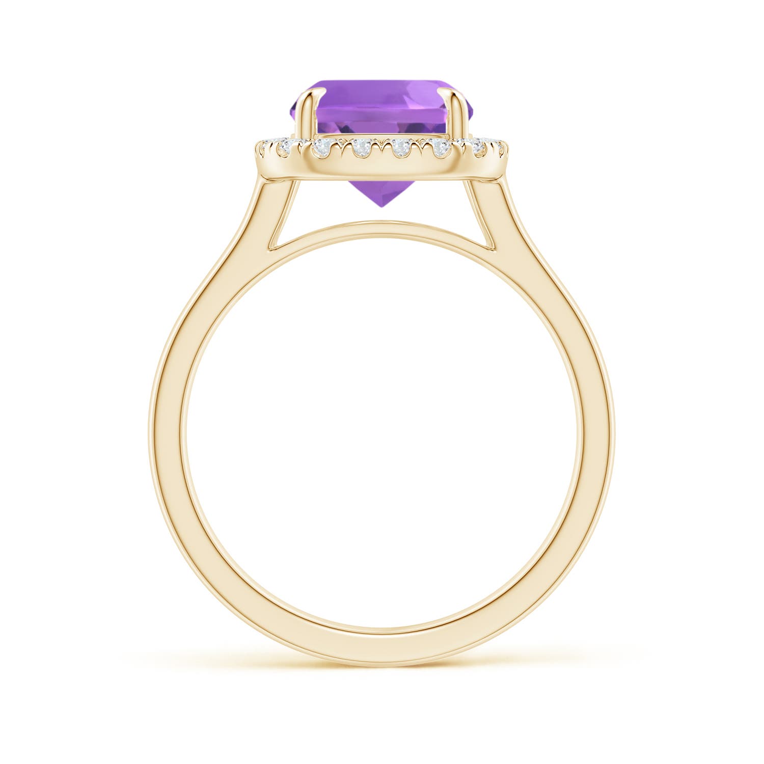 AA - Amethyst / 3.01 CT / 14 KT Yellow Gold