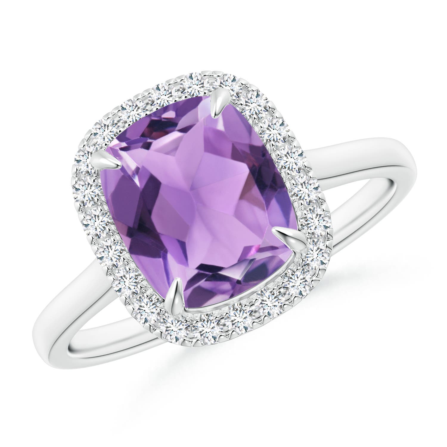 A - Amethyst / 2.22 CT / 14 KT White Gold