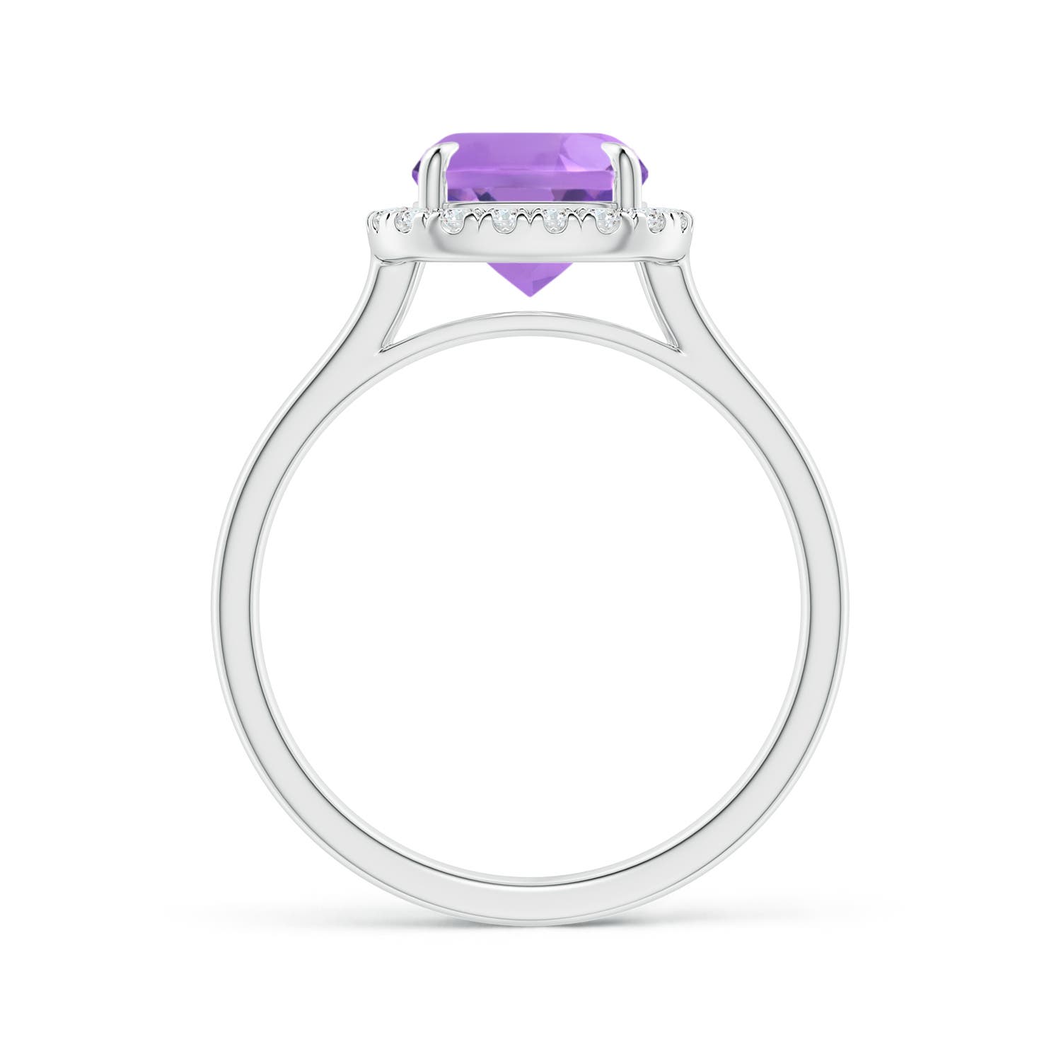 A - Amethyst / 2.22 CT / 14 KT White Gold