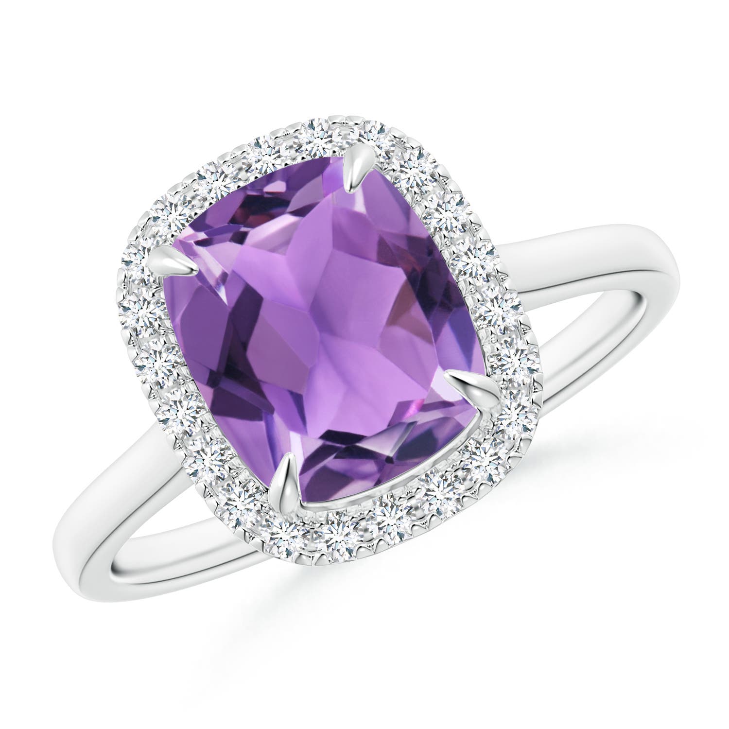 AA - Amethyst / 2.22 CT / 14 KT White Gold