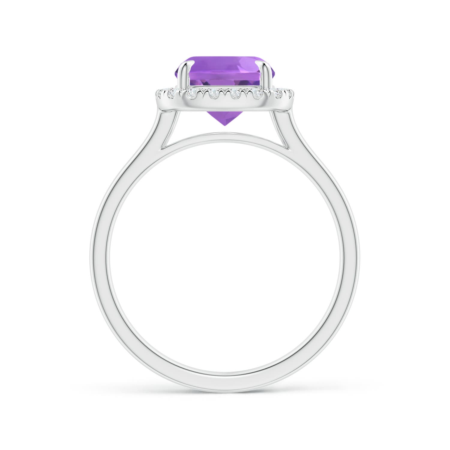 AA - Amethyst / 2.22 CT / 14 KT White Gold