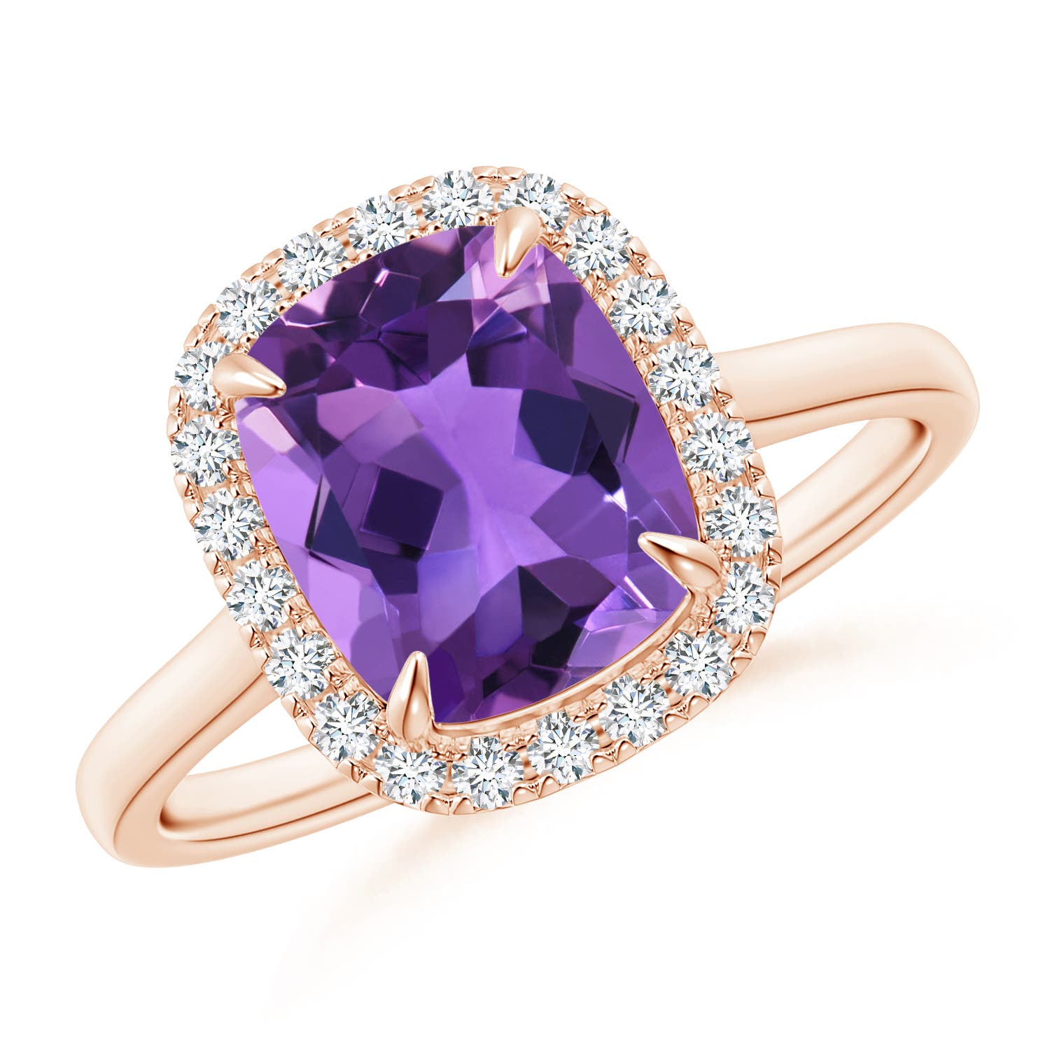 AAA - Amethyst / 2.22 CT / 14 KT Rose Gold