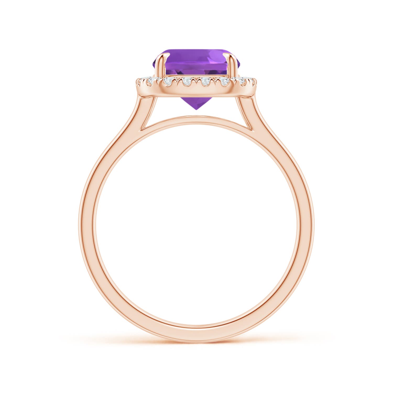 AAA - Amethyst / 2.22 CT / 14 KT Rose Gold