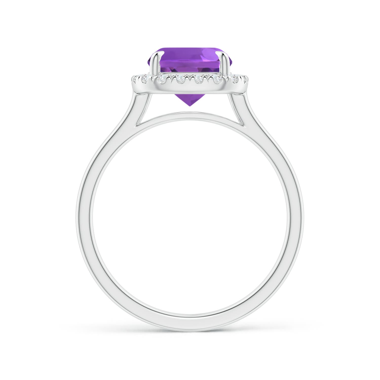 AAA - Amethyst / 2.22 CT / 14 KT White Gold