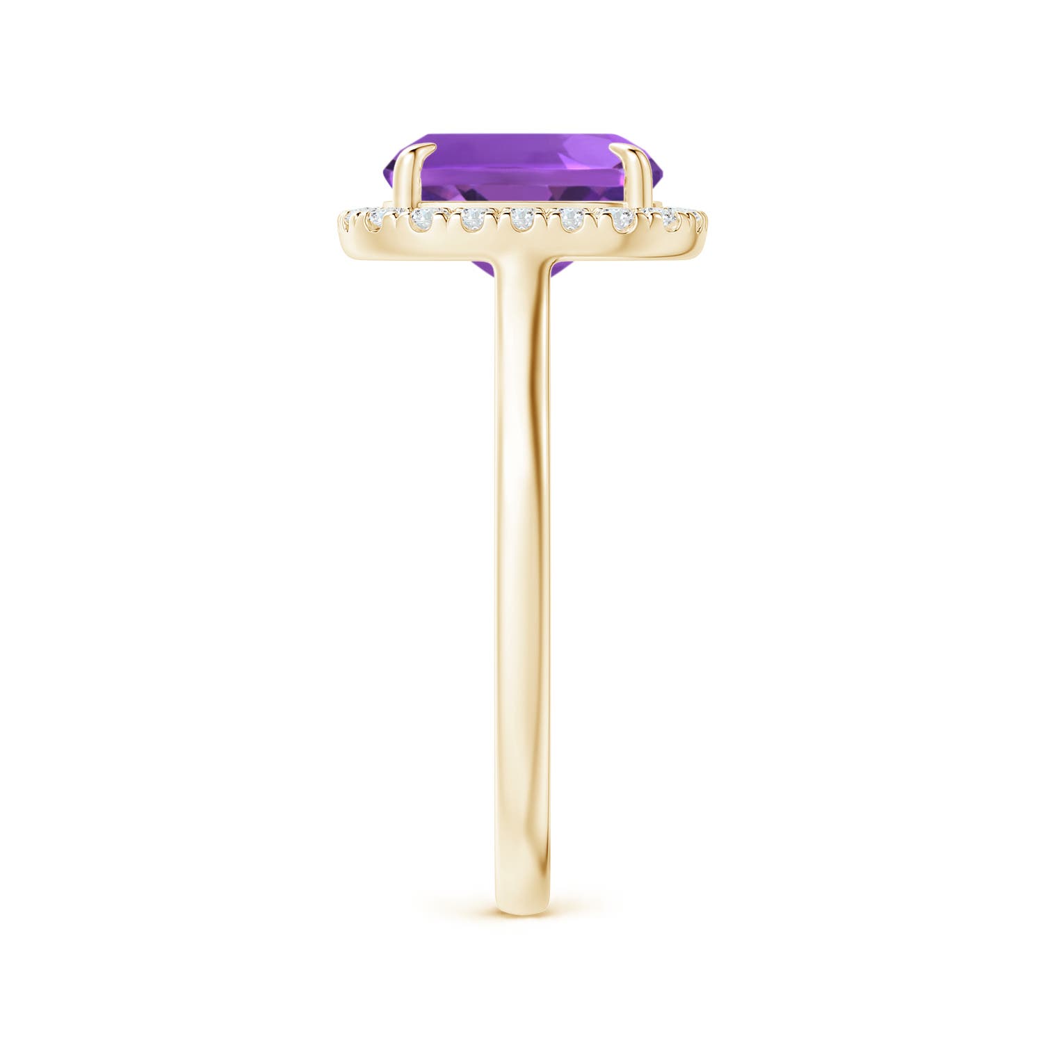 AAA - Amethyst / 2.22 CT / 14 KT Yellow Gold