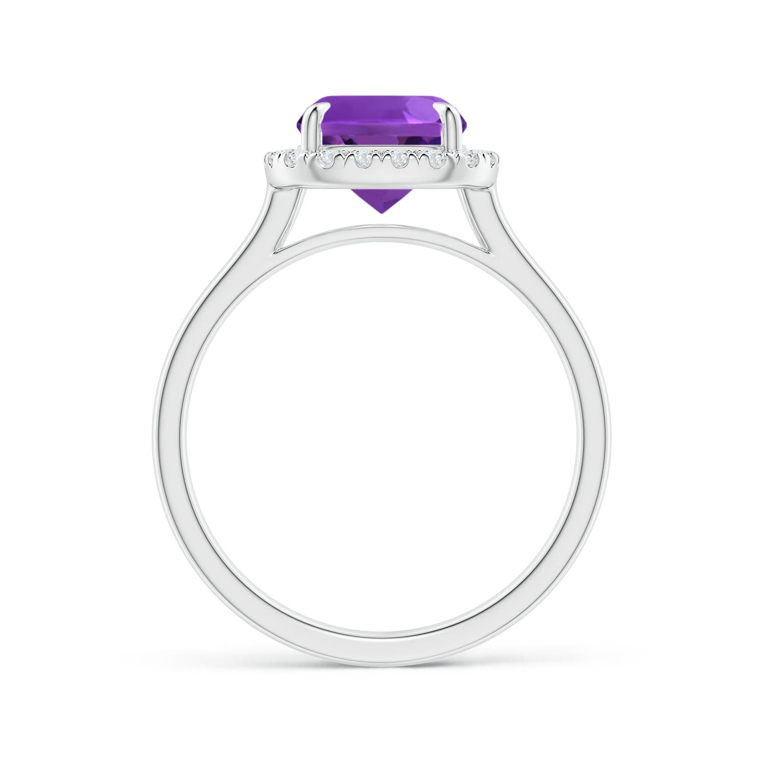 AAAA - Amethyst / 2.22 CT / 14 KT White Gold