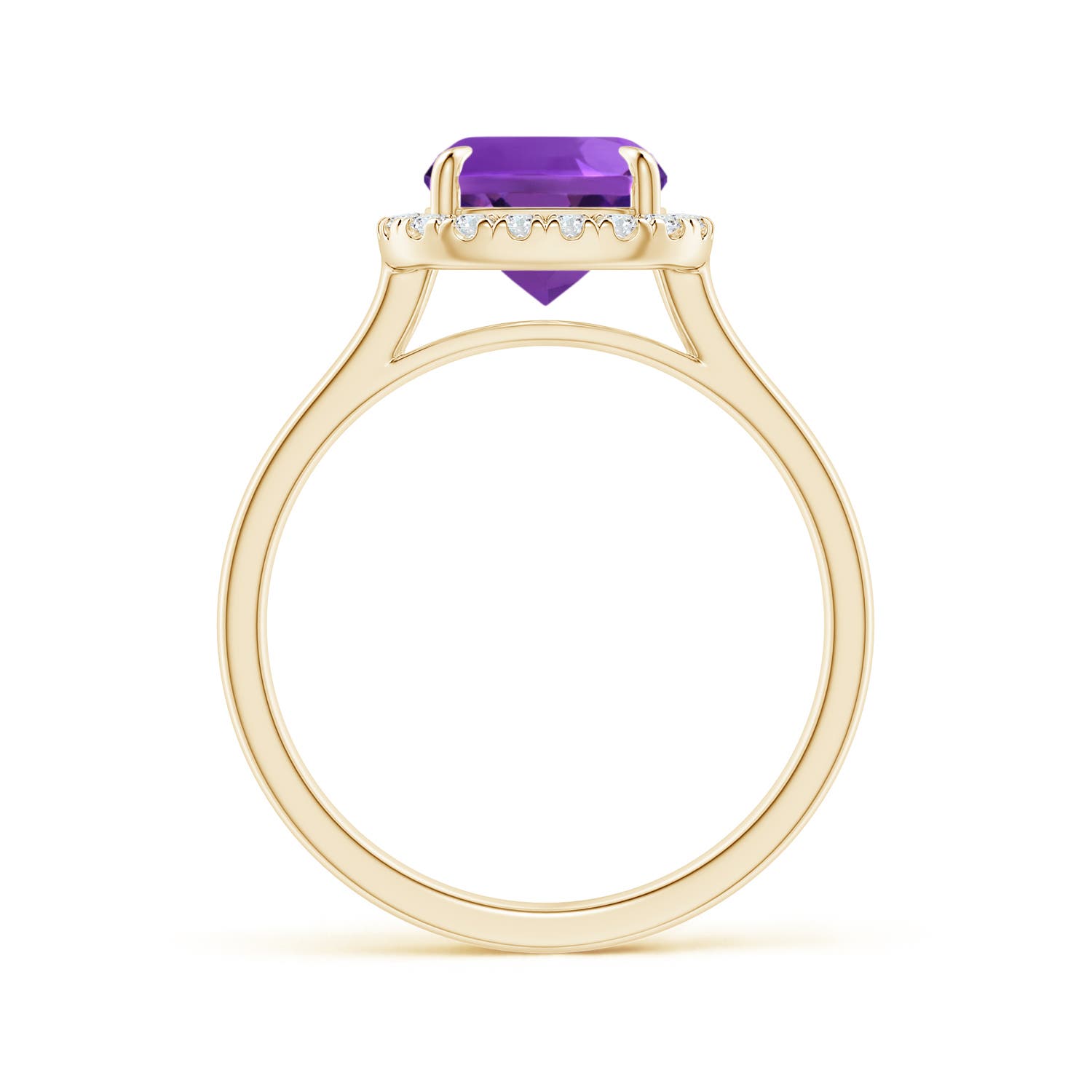 AAAA - Amethyst / 2.22 CT / 14 KT Yellow Gold