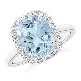 Cushion AA Aquamarine