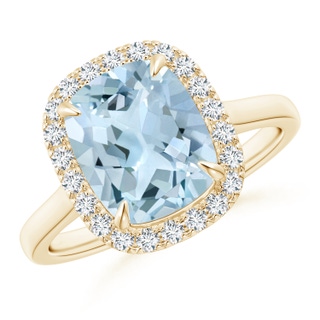 Cushion AA Aquamarine