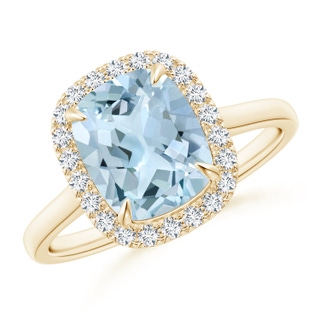 Cushion AA Aquamarine