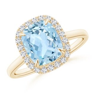 Cushion AAA Aquamarine
